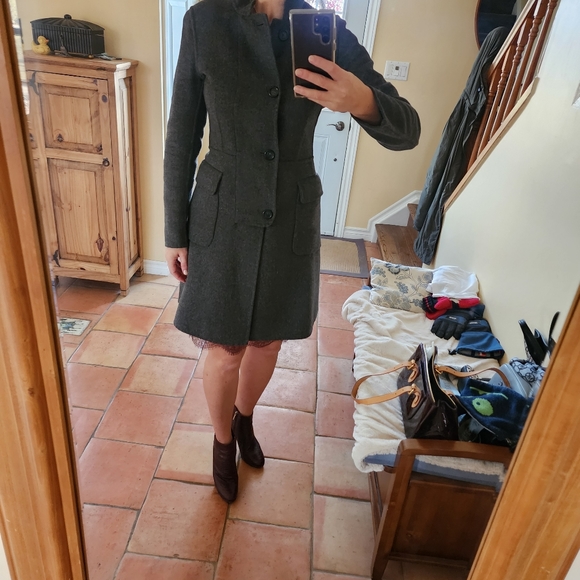 'SEVENTY' Charcoal gray coat - Picture 12 of 12